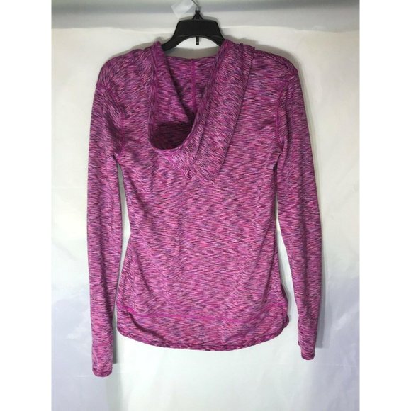 TANGERINE Pink/ Purple Heathered Pull-over Hoodie - Picture 3 of 9